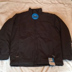 New Columbia Mens Jacket Large(Dark Gray)